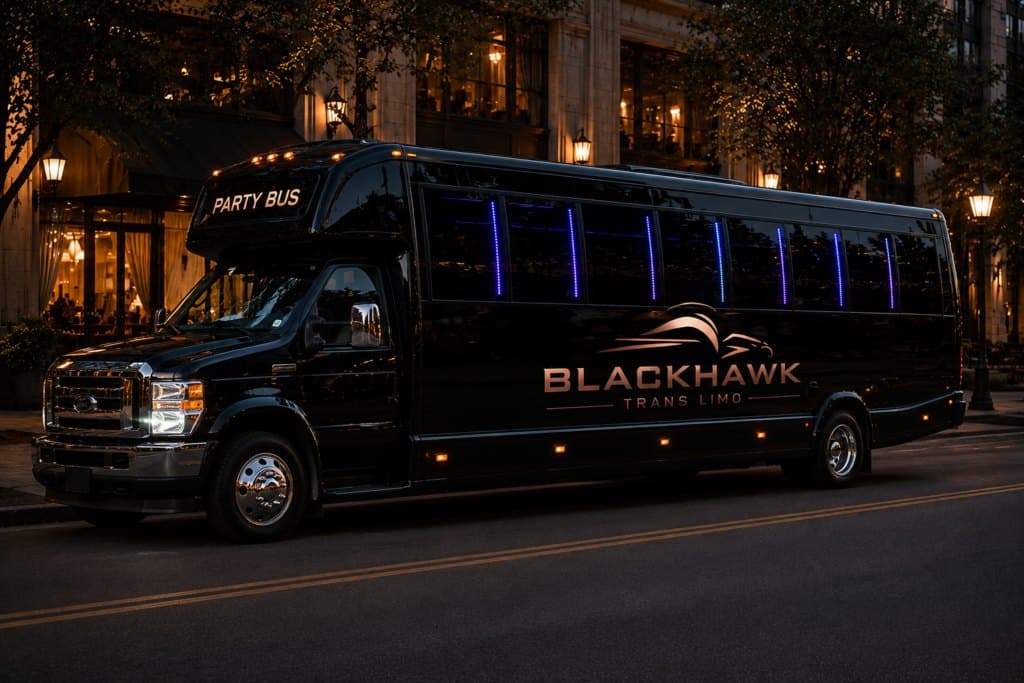 Party Bus chauffeured vehicle